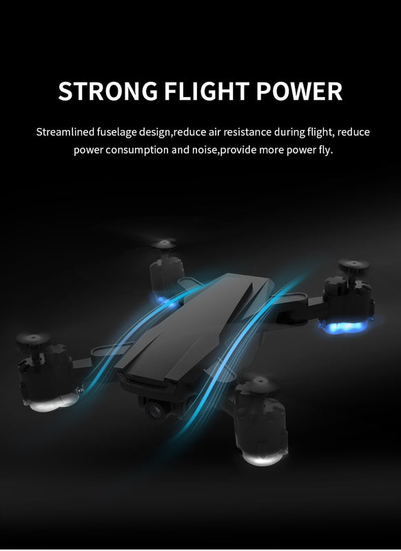 Optical Flow Foldable 50-Times Zoon Drone